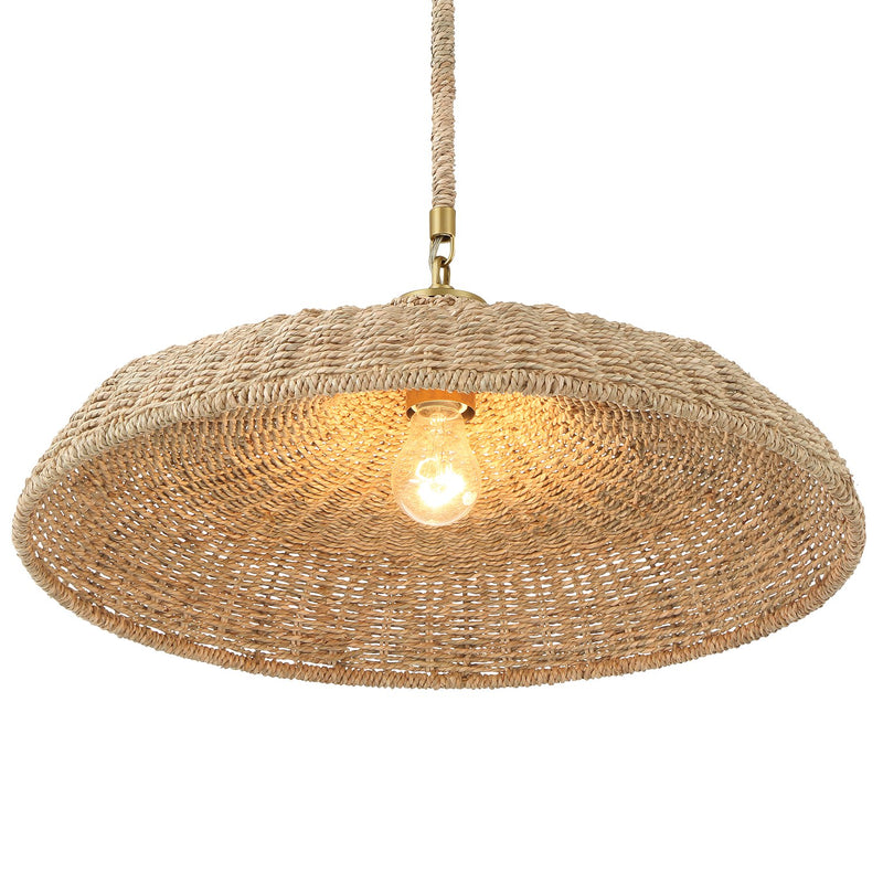 Odessa 1 Light 20.5" Pendant in Soft Gold