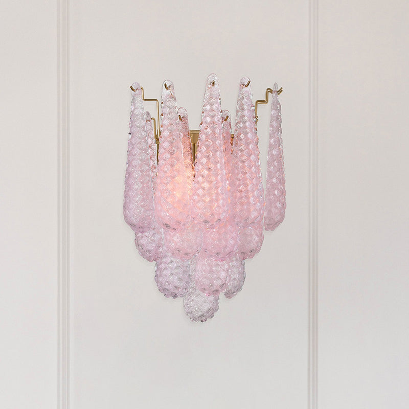 Ollie 2 Light 14" Sconce in Aged Brass in a room setting