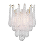 Ollie 2 Light 14" Sconce in Aged Brass