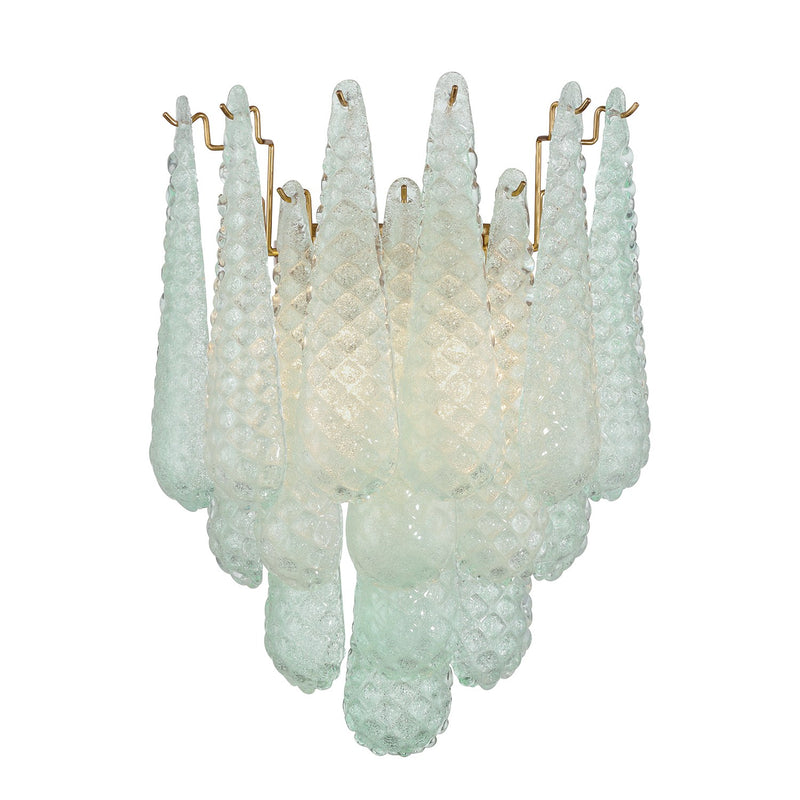 Ollie 2 Light 14" Sconce in Aged Brass