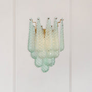Ollie 2 Light 14" Sconce in Aged Brass in a room setting