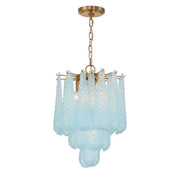Ollie 4 Light 14.25" Pendant in Aged Brass