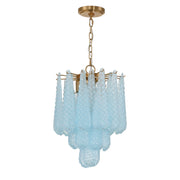 Ollie 4 Light 14.25" Pendant in Aged Brass