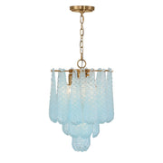 Ollie 4 Light 14.25" Pendant in Aged Brass