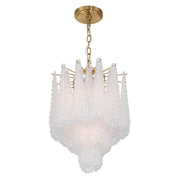 Ollie 4 Light 14.25" Pendant in Aged Brass