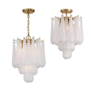 Ollie 4 Light 14.25" Pendant in Aged Brass