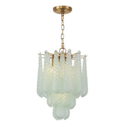 Ollie 4 Light 14.25" Pendant in Aged Brass