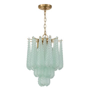 Ollie 4 Light 14.25" Pendant in Aged Brass