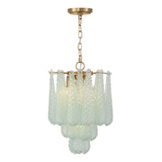 Ollie 4 Light 14.25" Pendant in Aged Brass