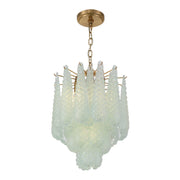 Ollie 4 Light 14.25" Pendant in Aged Brass