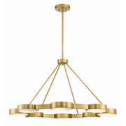 Orson 8 Light 38.5" Chandelier in Modern Gold