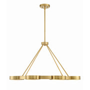 Orson 8 Light 38.5" Chandelier in Modern Gold