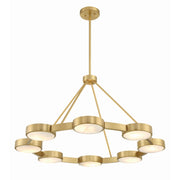 Orson 8 Light 38.5" Chandelier in Modern Gold