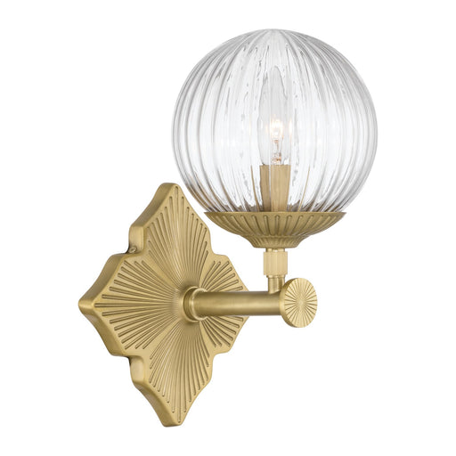 Orly 1 Light 7.5" Sconce in Aged Brass