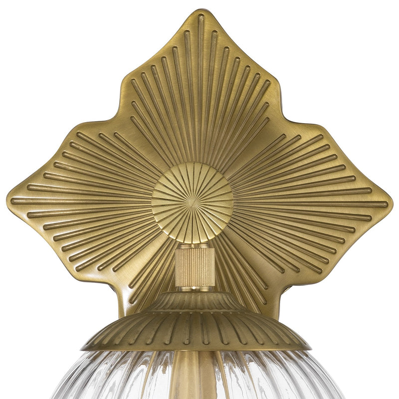 Orly 1 Light 7.5" Sconce in Aged Brass