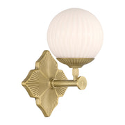 Orly 1 Light 7.5" Sconce in Aged Brass