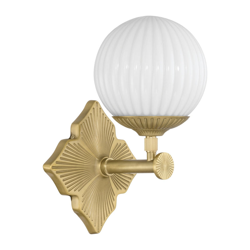 Orly 1 Light 7.5" Sconce in Aged Brass