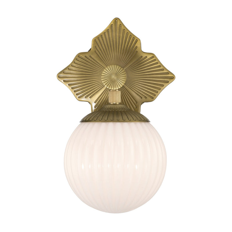 Orly 1 Light 7.5" Sconce in Aged Brass