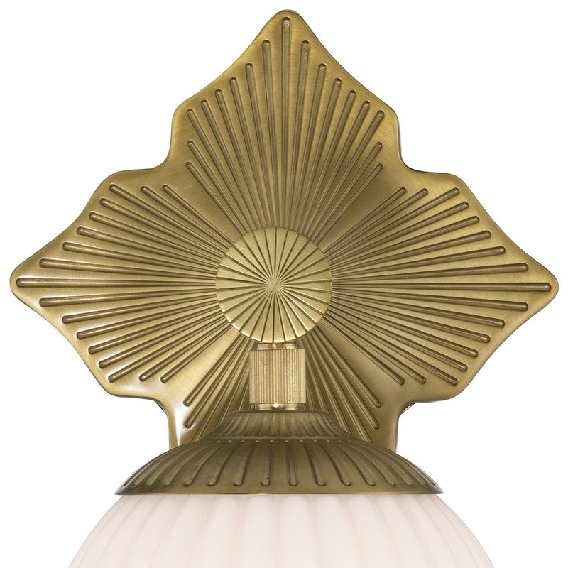 Orly 1 Light 7.5" Sconce in Aged Brass
