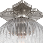 Orly 1 Light 10" Semi Flush Mount in Polished Nickel