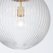 Orly 1 Light 14" Pendant in Aged Brass