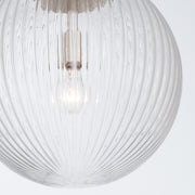 Orly 1 Light 14" Pendant in Polished Nickel
