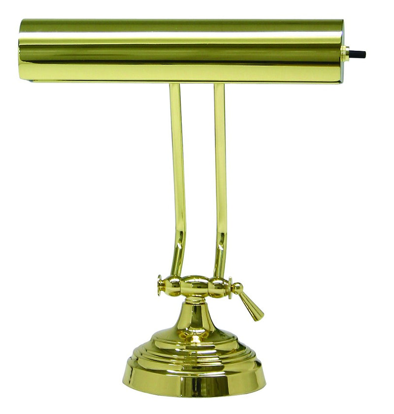 Piano/Desk 10" Piano Lamp (10.5" High) in Polished Brass