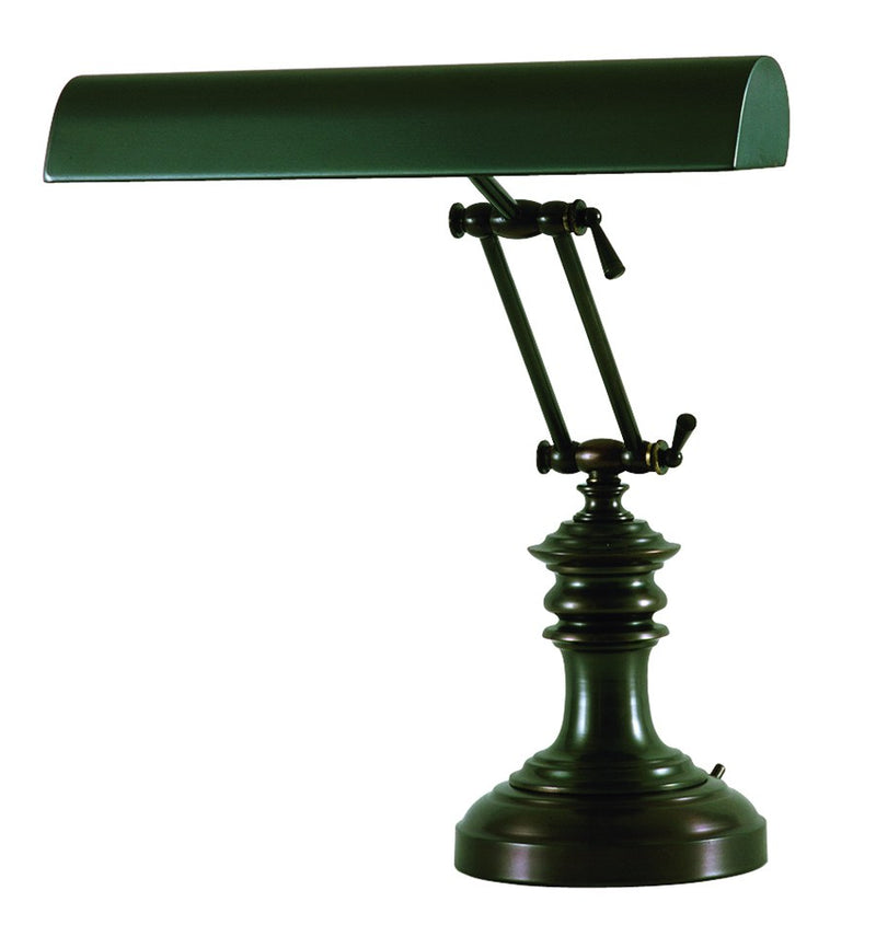Piano/Desk 14" Piano Lamp (16" High) in Mahogany Bronze
