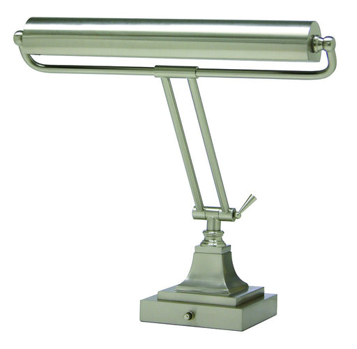Piano/Desk 15" Satin Nickel Piano Lamp in Satin Nickel