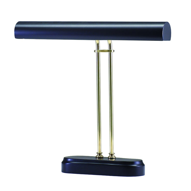 Piano/Desk 16" Digital Piano Lamp in Black/Polished Brass