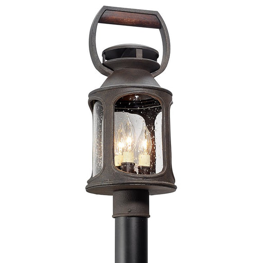 Old Trail 3-Light Outdoor Post Light in Heritage Bronze