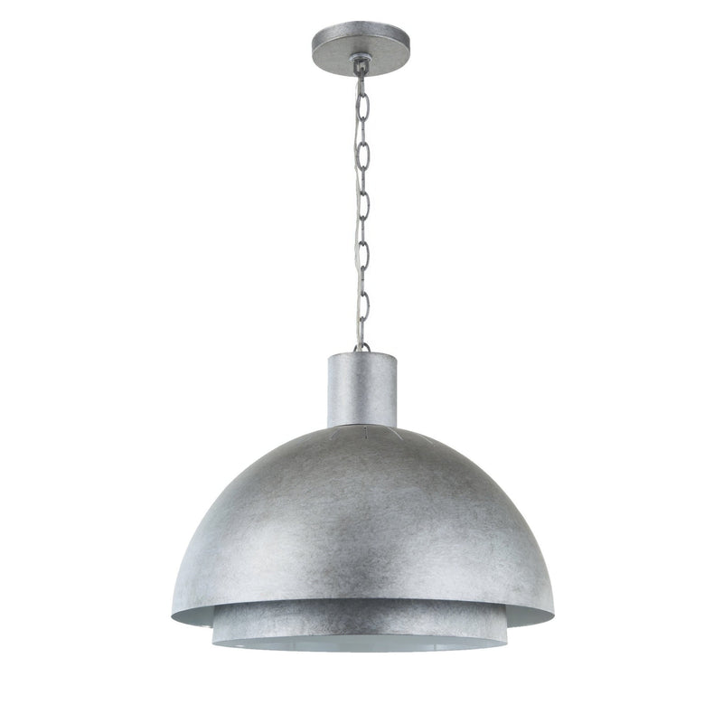 Birchton 17.8" Pendant in Weathered Galvanized