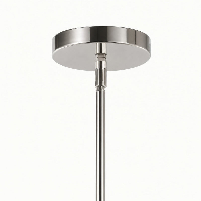 Foxwich 7.8" Polished Nickel Mini Pendant in Polished Nickel