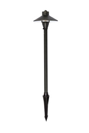 Chanterelle 7" Landscape Path Light in Dark Bronze