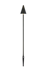 Chanterelle 8" Torch Landscape Path Light in Dark Bronze
