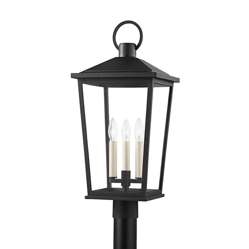 Soren 3-Light Outdoor Post Light in Texture Black