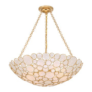 Palla 6 Light 24.5" Pendant in Antique Gold