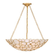 Palla 6 Light 24.5" Pendant in Antique Gold