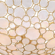 Palla 6 Light 24.5" Pendant in Antique Gold