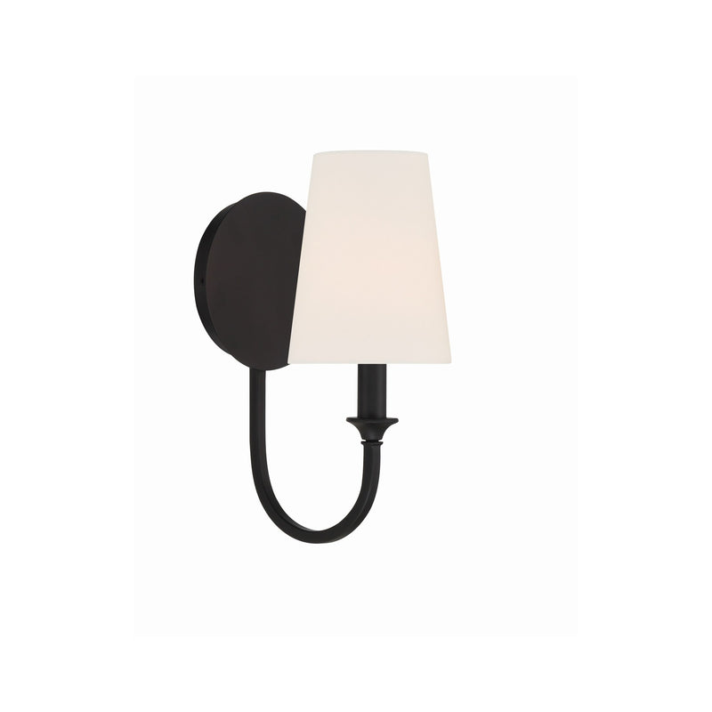 Payton 1 Light 5.5" Sconce in Black Forged
