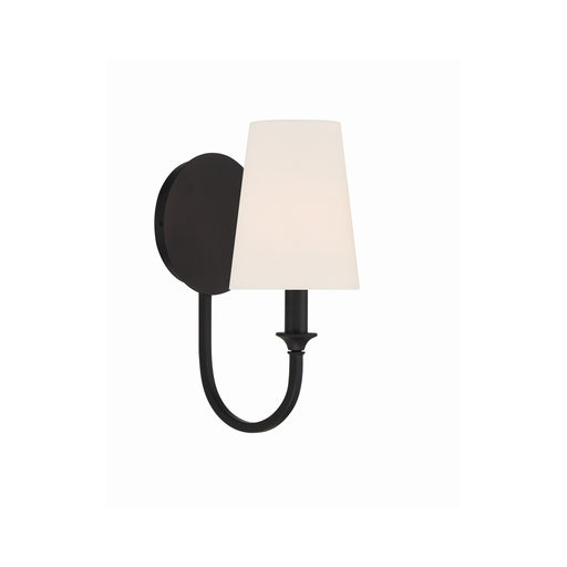 Payton 1 Light 5.5" Sconce in Black Forged