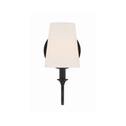 Payton 1 Light 5.5" Sconce in Black Forged