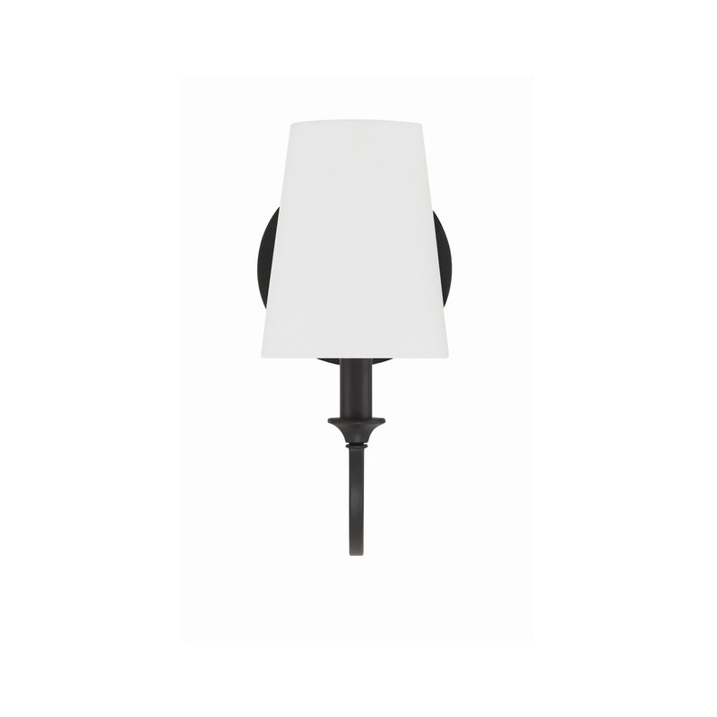 Payton 1 Light 5.5" Sconce in Black Forged