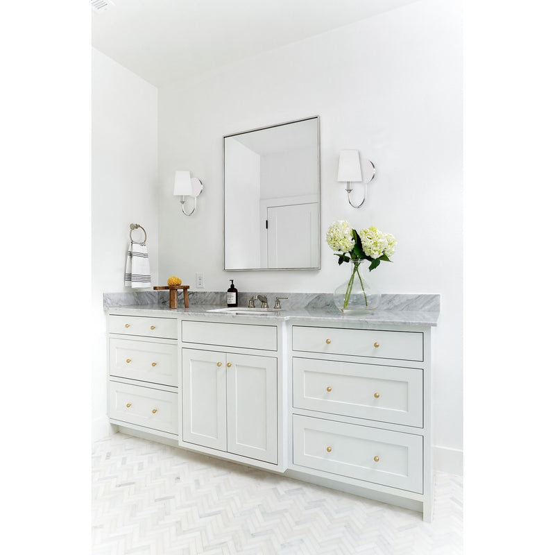 Payton 1 Light 5.5" Sconce in Polished Chrome in a room setting