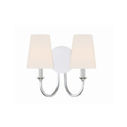 Payton 2 Light 13.5" Sconce in Polished Chrome