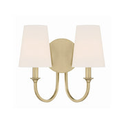 Payton 2 Light 13.5" Sconce in Vibrant Gold