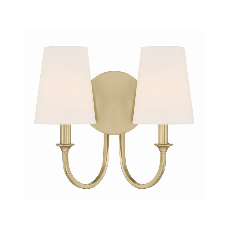 Payton 2 Light 13.5" Sconce in Vibrant Gold