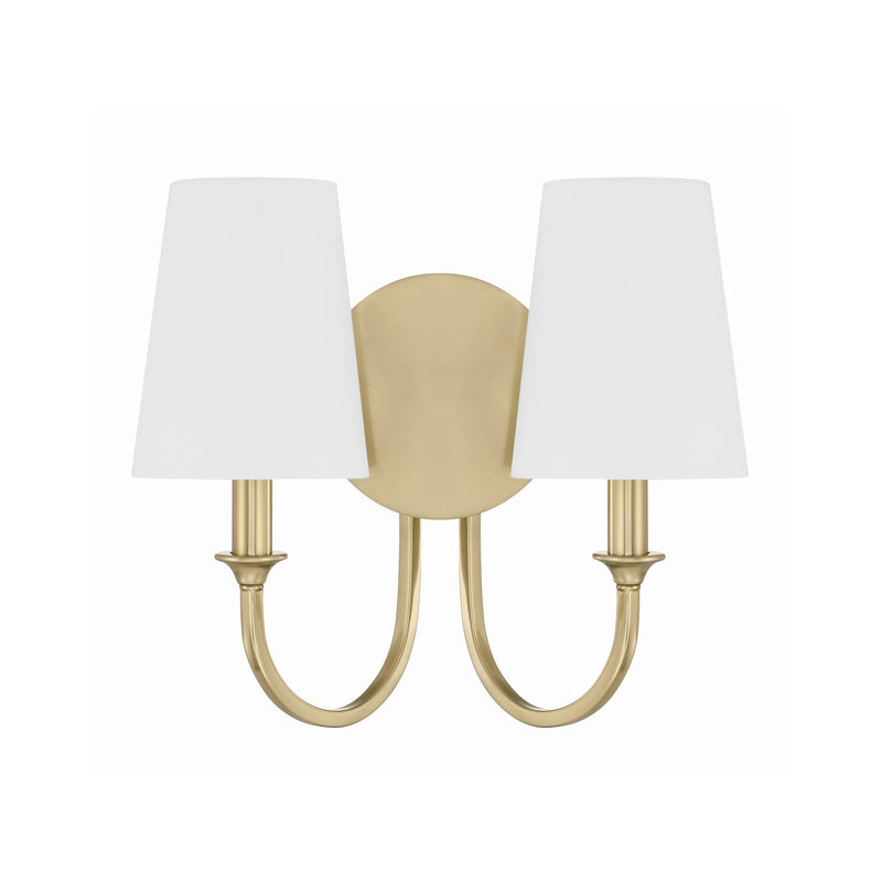 Payton 2 Light 13.5" Sconce in Vibrant Gold