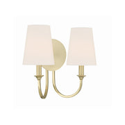 Payton 2 Light 13.5" Sconce in Vibrant Gold