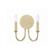 Payton 2 Light 13.5" Sconce in Vibrant Gold